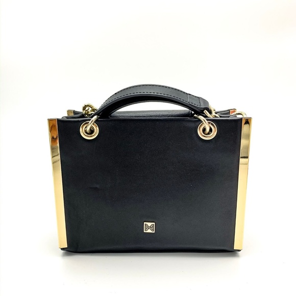 NWOT HEIRLOOM Black Structured Leather Mini Bag - Picture 3 of 4